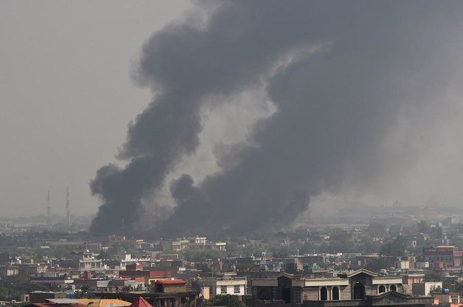 Report says that Several rockets fell in Kabul, might have hit power plant.