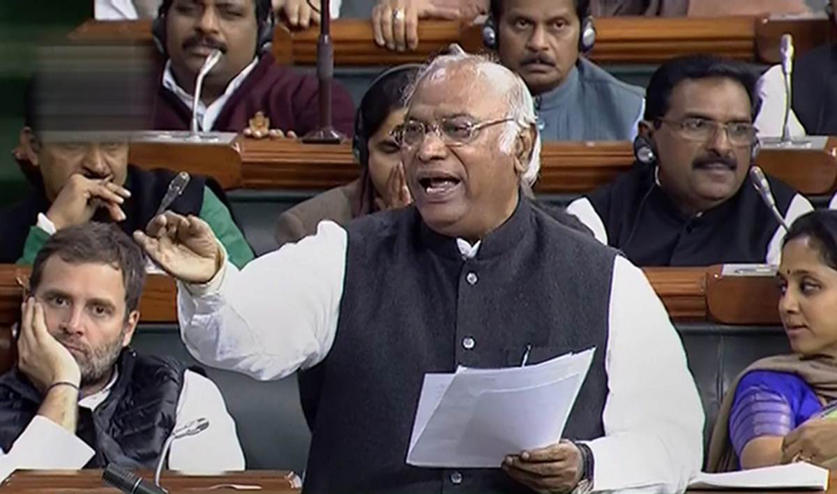 ‘Revoke suspension, opposition ready to let house function properly’: Mallikarjun Kharge