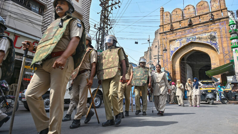 Security beefed up in Ajmer after the Udaipur incident. PTI