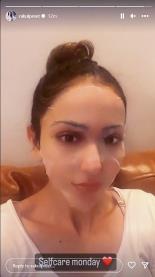 Rakul Preet Singh shares glimpses of her “self-care Monday”